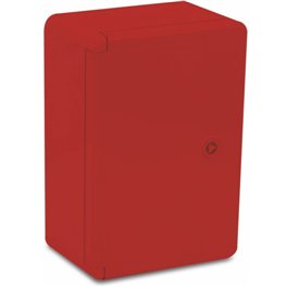 Шкаф ударопрочный красный ABS 200x300x130, МП, IP65