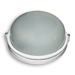 Светильник 60W IP-54 круглый белый Ecostrum