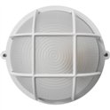 Светильник 60W IP-54 круглый белый с решеткой ECOSTRUM