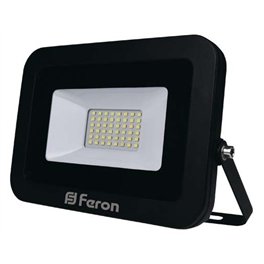 Прожектор FERON 100W 6400K LL-810 230V (292*228*42mm) Черный  IP65