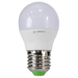 Лампа светодиодная 6W E27 6400K 600Lm LEDEX шар