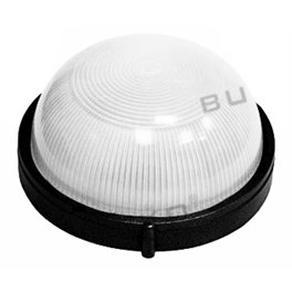 Влагозащищенный светильник Buko 312 BK312 60W IP54 круглый черный