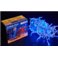 Гирлянда внешняя DELUX ICICLE 108 LED бахрома 2x1m 27 flash синий/белый IP44 EN
