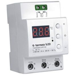 Терморегулятор Terneo b20 (20 A 4000 BA) для теплого пола
