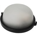 Светодиодный светильник круг черный опаловый плафон пластик ПС-1002-11-0/1 12W
