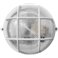 Светильник светодиодный Круг белый прозрачный пластиковый плафон с решеткой ПП-1051-10-1/6 12W