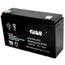 Аккумуляторная батарея свинец  Casil 6V - 12 Ah CA6120