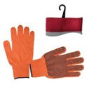 Перчатки Intertool трикотажные с ПВХ точкой кл.10 оранжевые SP-0131