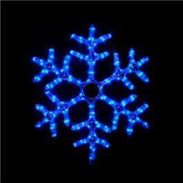 Гирлянда внешняя DELUX MOTIF Snowflake 0,55м 12 flash синий IP 44 EN