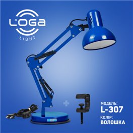 Настольная лампа Пантограф L-307 "Василёк" (ТМ LOGA  Light)