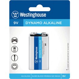 Щелочная Батарейка Westinghouse Dynamo Alkaline крона, 9V/6LR61 1шт
