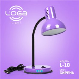 Настільна лампа ТМ LOGA Light L-10 "Бузок"