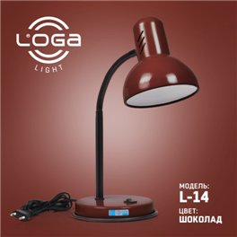 Настольная лампа ТМ LOGA Light L-14 "Шоколад"