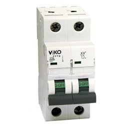 Автоматичний вимикач VIKO 2р 10А З