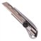 Нож сегментный 18мм металл направляющая алюминиевый корпус винтовая фиксация INTERTOOL HT-0507