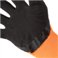 Перчатка трикотажная синтетическая усиленная 3/4 облив покрытая черным вспененым латексом 10 INTERTOOL SP-0117