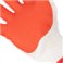 Перчатка трикотажная поликоттон стекольщика (каменщика) с двойным латексным покрытием красного цвет INTERTOOL SP-0004