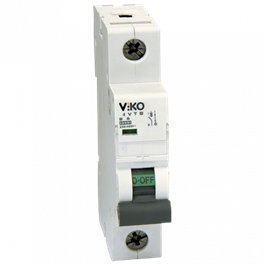 Автоматичний вимикач VIKO 1р тип "C" 6А