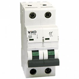 Автоматичний вимикач VIKO 2р 63А тип С