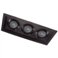 Точечный  светильник DLT203 3хMR16/G5.3 150W черный поворотный (2000324067961)