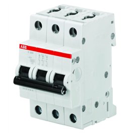 Автоматичний вимикач АВВ 3p 6А (тип С) S203 2CDS253001R0064
