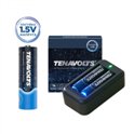 Аккумулятор TENAVOLTS AA 1850mAh 1.5V 2шт./уп с зарядним устройством
