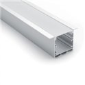 Профиль для светодиодной ленты алюминиевый встраиваемый  "Линии света" 5х3,5см CAB255 FERON (2м.)