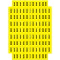 Знак наклейка 380 В желтый 45х22 АСКО-УКРЕМ (на листе 113 шт) SES03019