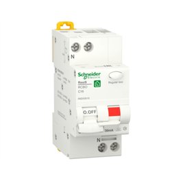 Диференційний вимикач Schneider 16А/30мА/АС 1Р+N (RESI9)