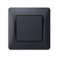 Выключатель черный Одноклавишный VIDEX BINERA графиит (VF-BNSW1-BG) (20/120)