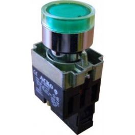 Кнопка с подсветкой зеленая внутр XB2-BW3371