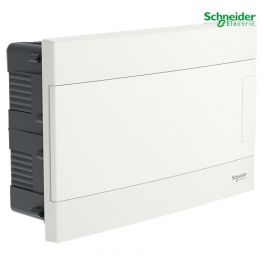 Щиток під 12 авт Schneider (внутрішній) з БІЛИМИ дверцятами